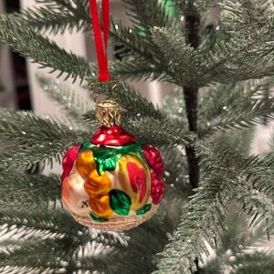 Fruit Basket Ornanment by Inge Glas of Germany